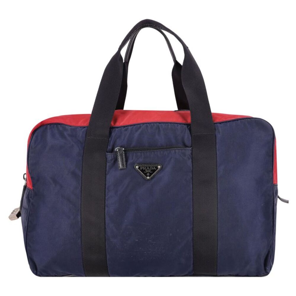 Prada Re-Nylon & Saffiano Leather Duffle Bag